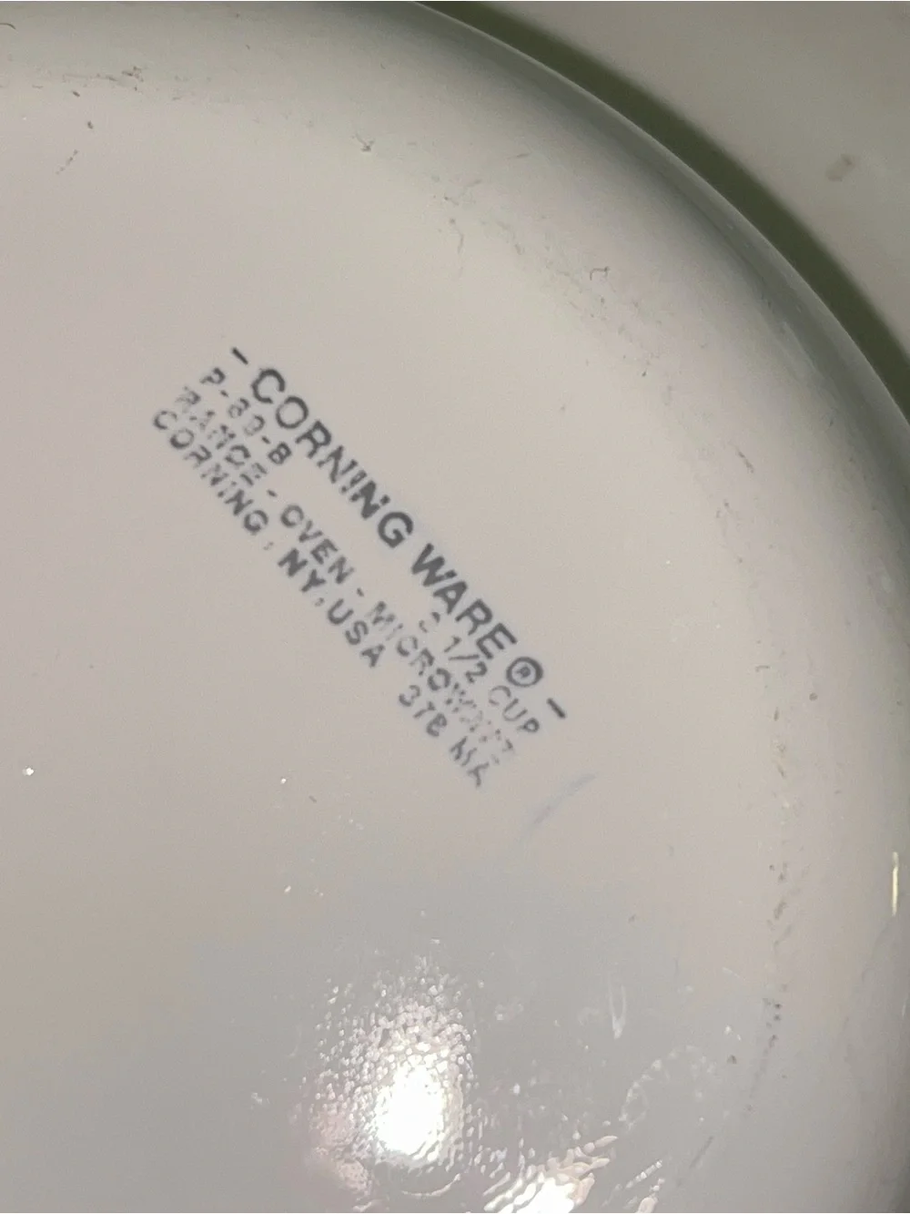 Vintage CorningWare 2.5 cup saucepan in Blue Cornflower no lid